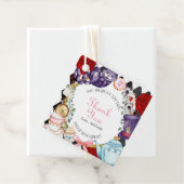 Étiquettes Cadeau Alice au pays des merveilles Anniversaire des enfa (En situation)