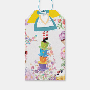 Étiquettes-cadeau Alice au pays des merveilles Anniversaire Fête Fav