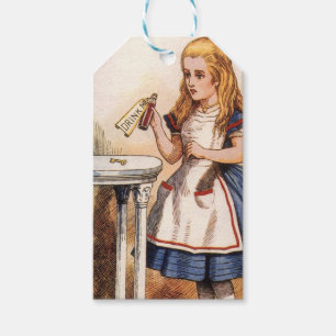 Étiquettes-cadeau Alice au Pays des Merveilles, Flacon " Bois-moi"
