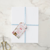 Étiquettes-cadeau Alice Rose dans l'Onederland 1er anniversaire (Avec de laficelle)