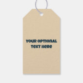 Étiquettes-cadeau Alien UFO de nom personnalisé (Dos)