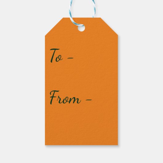 Étiquettes-cadeau Alimentation en ananas Vibes tropicales Vibes oran (Dos)