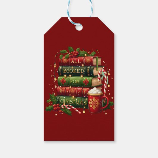 Étiquettes-cadeau All booked for Christmas (Devant)
