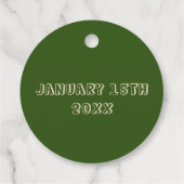 Étiquettes Cadeau Aller dans de nouvelles directions Camping Compass (Dos)