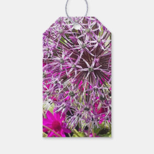 Étiquettes-cadeau Allium & Fleurs d'été