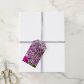Étiquettes-cadeau Allium & Fleurs d'été (Avec de la ficelle)