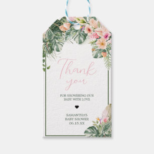 Étiquettes-cadeau Aloha Baby shower Favoriser Tags