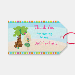 Étiquettes-cadeau Aloha Blonde Coiffeuse