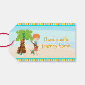 Étiquettes-cadeau Aloha Red Hair Boy (Dos (Horizontal))