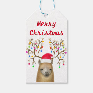 Étiquettes-cadeau Alpaca Joyeux Noël Tags cadeaux