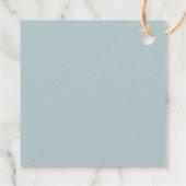 ÉTIQUETTES CADEAU ALPHABÈTES FLORAUX BLEU DOUX NOM LETTRE K (Dos)