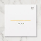 Étiquettes Cadeau Amalfi Lemon Chic (Dos)