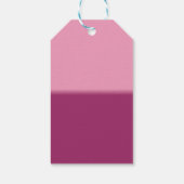 Étiquettes-cadeau Amaranth rose et Amaranth (Dos)