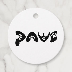 Étiquettes Cadeau Amateur d'animaux ressent