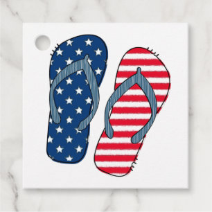 Étiquettes Cadeau American Summer Beach Graduation