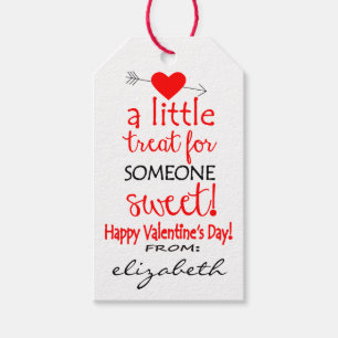 Étiquettes-cadeau Ami personnalisé de Saint-Valentin