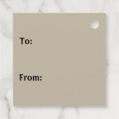 Étiquettes Cadeau Amical Halloween Ghost Twins (Dos)