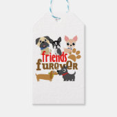 Étiquettes-cadeau Amis Chiens Furever Chiens Chiens Chiens Chiens Ch (Devant)