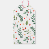 Étiquettes-cadeau Amis de la forêt | Blanc | Vacances (Dos)