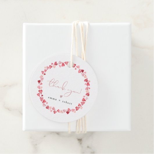 Étiquettes Cadeau AMORE Petit Ami Baby shower Saint Valentin (En situation)