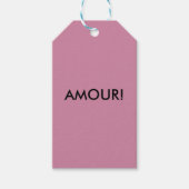 ÉTIQUETTES-CADEAU AMOUR (Devant)