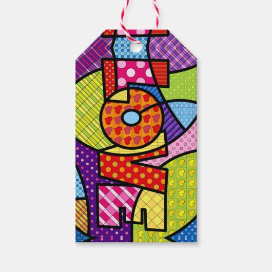 Étiquettes-cadeau Amour (Devant)