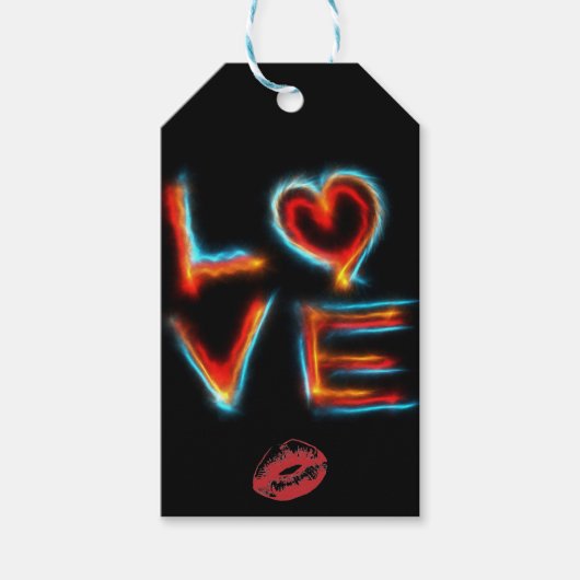 Étiquettes-cadeau Amour (Devant)