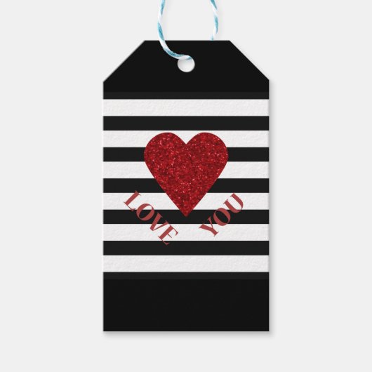 Étiquettes-cadeau Amour (Devant)