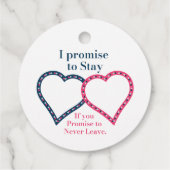 Étiquettes Cadeau Amour avec le cerveau (Dos)