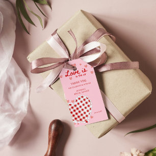 Étiquettes-cadeau Amour dans l'air Fête de mariage de la Saint-Valen