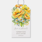 Étiquettes-cadeau Amour en fleur printemps nuptiale bonsoir (Devant)