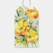 Étiquettes-cadeau Amour en fleur printemps nuptiale bonsoir (Dos)