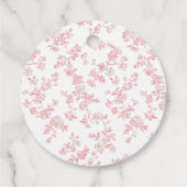 Étiquettes Cadeau Amour en fleurs tout frais sortis du marché Shower (Dos)