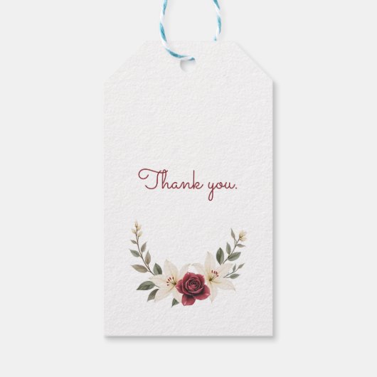 Étiquettes-cadeau Amour Éternel (Dos)