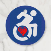 Étiquettes Cadeau Amour Handicap (Dos)