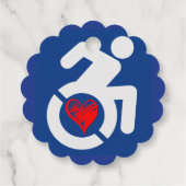 Étiquettes Cadeau Amour Handicap (Dos)