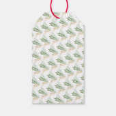 Étiquettes-cadeau Amour & Joie Vacances Noël vert (Dos)