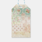 Étiquettes-cadeau Amour Paris avec Merci Tour Eiffel (Dos)