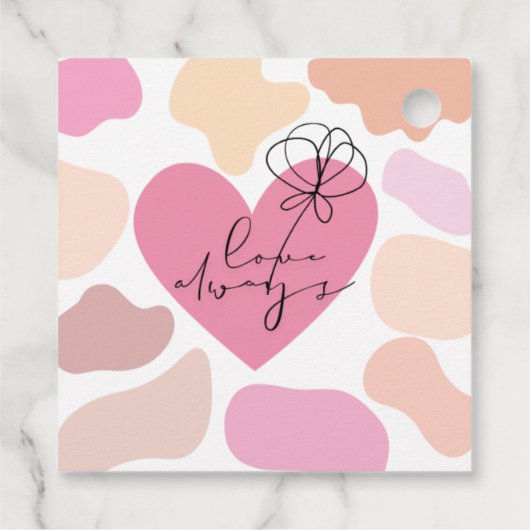 Étiquettes Cadeau amour toujours (Dos)