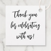 Étiquettes Cadeau Amusant Anniversaire Embrasser Une Décennie Adieu  (Dos)