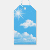 Étiquettes-cadeau Amusant Happy Ski Snowman (Dos)