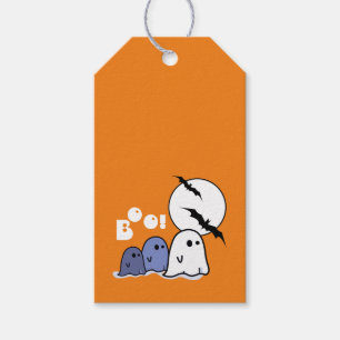 Étiquettes-cadeau Amusant Petit Fantôme Halloween Personnalisé