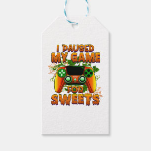 Étiquettes-cadeau Amusante tenue d'Halloween pour Gamer - Halloween