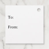 Étiquettes Cadeau Amusement cool Snowman Sparkly Noël Arbres bleus (Dos)