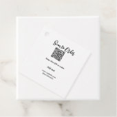 Étiquettes Cadeau Analyser pour commander analyser le code QR ajoute (En situation)