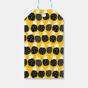 Étiquettes-cadeau Ananas noir