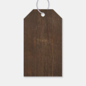 Étiquettes-cadeau Ananas String Lights Beach Wedding (Dos)