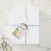 Étiquettes-cadeau Ananas tropical Merci MAHALO (Avec de laficelle)