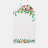 Étiquettes-cadeau Ananas tropical Merci MAHALO (Dos)