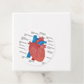 Étiquettes Cadeau Anatomie cardiaque (En situation)